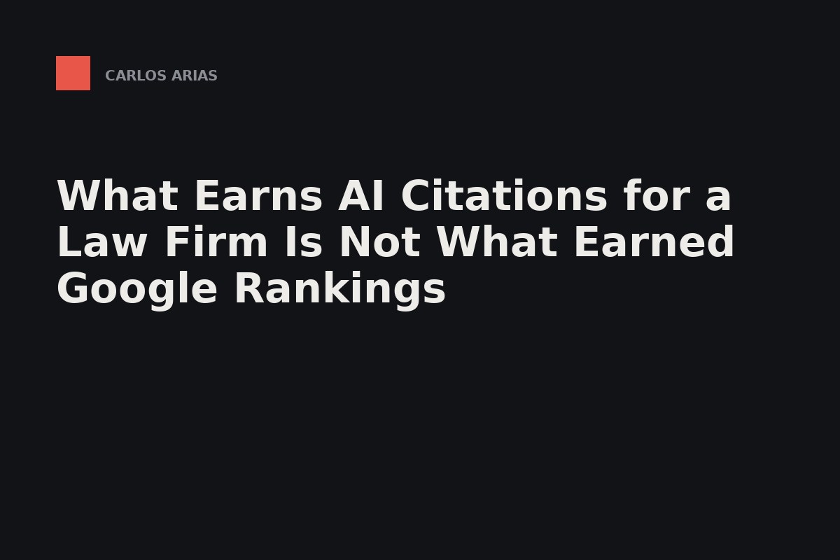 Law Firm Brand Authority in AI Search: What Now Counts